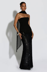 Allaire Maxi Skirt - Black Skirt Babyboo Fashion Premium Exclusive Design