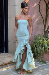 Angelina Maxi Dress - Sage Dress Babyboo Fashion Premium Exclusive Design