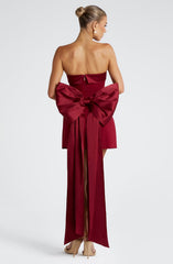 Barbara Mini Dress - Wine Dress Babyboo Fashion Premium Exclusive Design