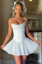 Callista Corset - Ivory Tops Babyboo Fashion Premium Exclusive Design