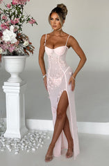 Dalary Maxi Dress - Blush Dress Babyboo Fashion Premium Exclusive Design