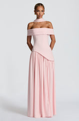 Delilah Maxi Dress - Blush Dress Babyboo Fashion Premium Exclusive Design