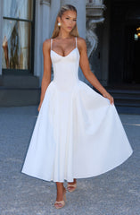 Emerson Midi Dress - Ivory Dress Babyboo Fashion Premium Exclusive Design