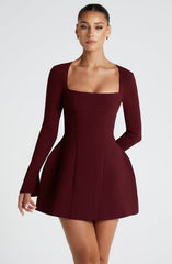 Esme Mini Dress - Cherry Lacquer Dress Babyboo Fashion Premium Exclusive Design