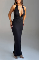 Evangeline Maxi Dress - Black Dress Babyboo Fashion Premium Exclusive Design