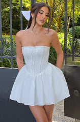 Evie Mini Dress - Ivory Dress Babyboo Fashion Premium Exclusive Design