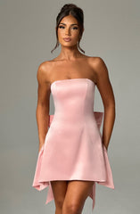 Freja Mini Dress - Blush Dress Babyboo Fashion Premium Exclusive Design