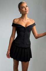 Gretchen Mini Skirt - Black Skirt Babyboo Fashion Premium Exclusive Design