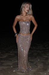 Hali Maxi Skirt - Gold Skirt Babyboo Fashion Premium Exclusive Design