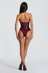 Harley Bodysuit - Cherry Lacquer Bodysuits Babyboo Fashion Premium Exclusive Design