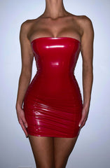 Janet Mini Dress - Red Babyboo Fashion Premium Exclusive Design
