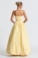 Jillian Maxi Dress - Lemon Dress Babyboo Fashion Premium Exclusive Design