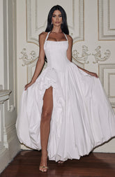 Keira Maxi Dress - Ivory Dress Babyboo Fashion Premium Exclusive Design