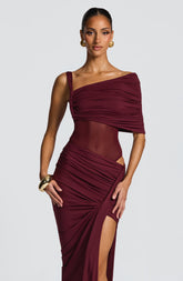 Lisette Bodysuit - Cherry Lacquer Bodysuits XS Babyboo Fashion Premium Exclusive Design