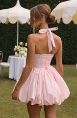 Maricia Mini Dress - Blush Dress Babyboo Fashion Premium Exclusive Design