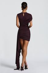 Marnie Mini Dress - Plum Dress Babyboo Fashion Premium Exclusive Design