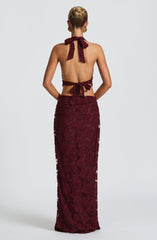Myra Maxi Skirt - Cherry Lacquer Skirt Babyboo Fashion Premium Exclusive Design