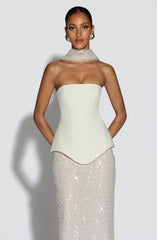 Oakley Corset - Ivory Tops Babyboo Fashion Premium Exclusive Design