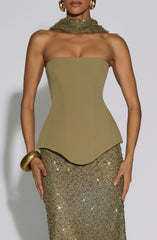 Oakley Corset - Sage Tops Babyboo Fashion Premium Exclusive Design