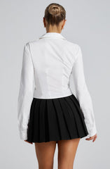 Parker Shirt - White Tops Babyboo Fashion Premium Exclusive Design