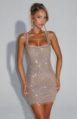 Petra Mini Dress - Gold Dress Babyboo Fashion Premium Exclusive Design