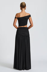 Saira Maxi Skirt - Black Skirt Babyboo Fashion Premium Exclusive Design