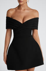 Solana Mini Dress - Black Dress Babyboo Fashion Premium Exclusive Design