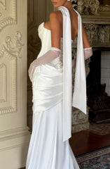 Sybil Scarf - Ivory Accessories ONE SIZE Babyboo Fashion Premium Exclusive Design