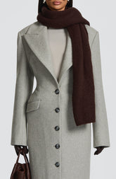 Talin Scarf - Plum Brown Accessories ONE SIZE Babyboo Fashion Premium Exclusive Design