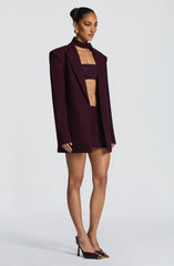 Vinnie Scarf - Plum Accessories ONE SIZE Babyboo Fashion Premium Exclusive Design