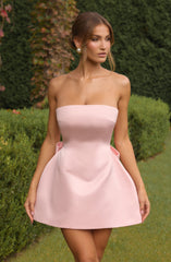 Abbey Mini Dress - Blush Dress Babyboo Fashion Premium Exclusive Design