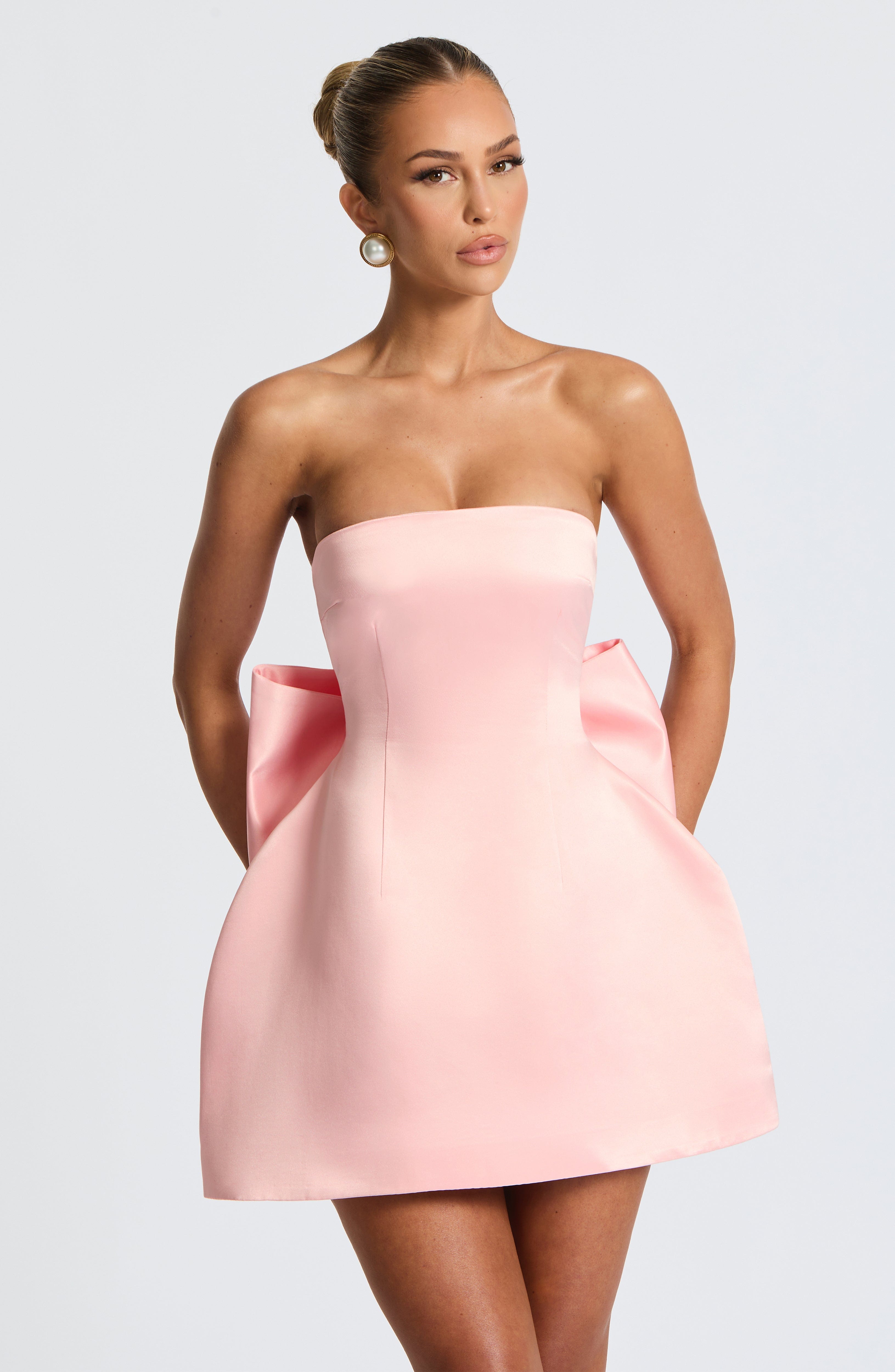Abbey Mini Dress - Blush Dress Babyboo Fashion Premium Exclusive Design