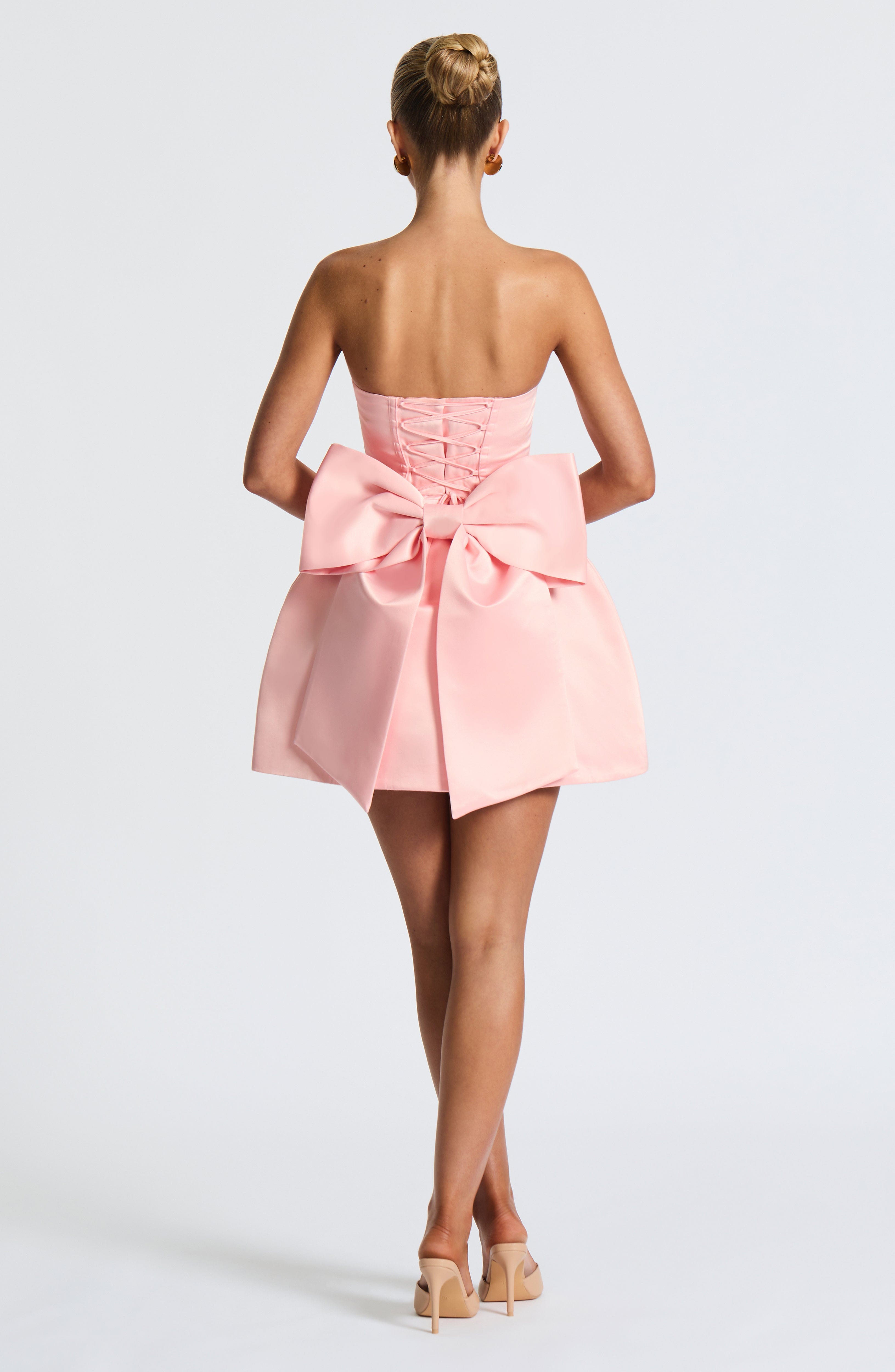 Abbey Mini Dress - Blush Dress Babyboo Fashion Premium Exclusive Design