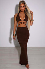 Alexa Maxi Skirt - Chocolate Skirts Babyboo Fashion Premium Exclusive Design