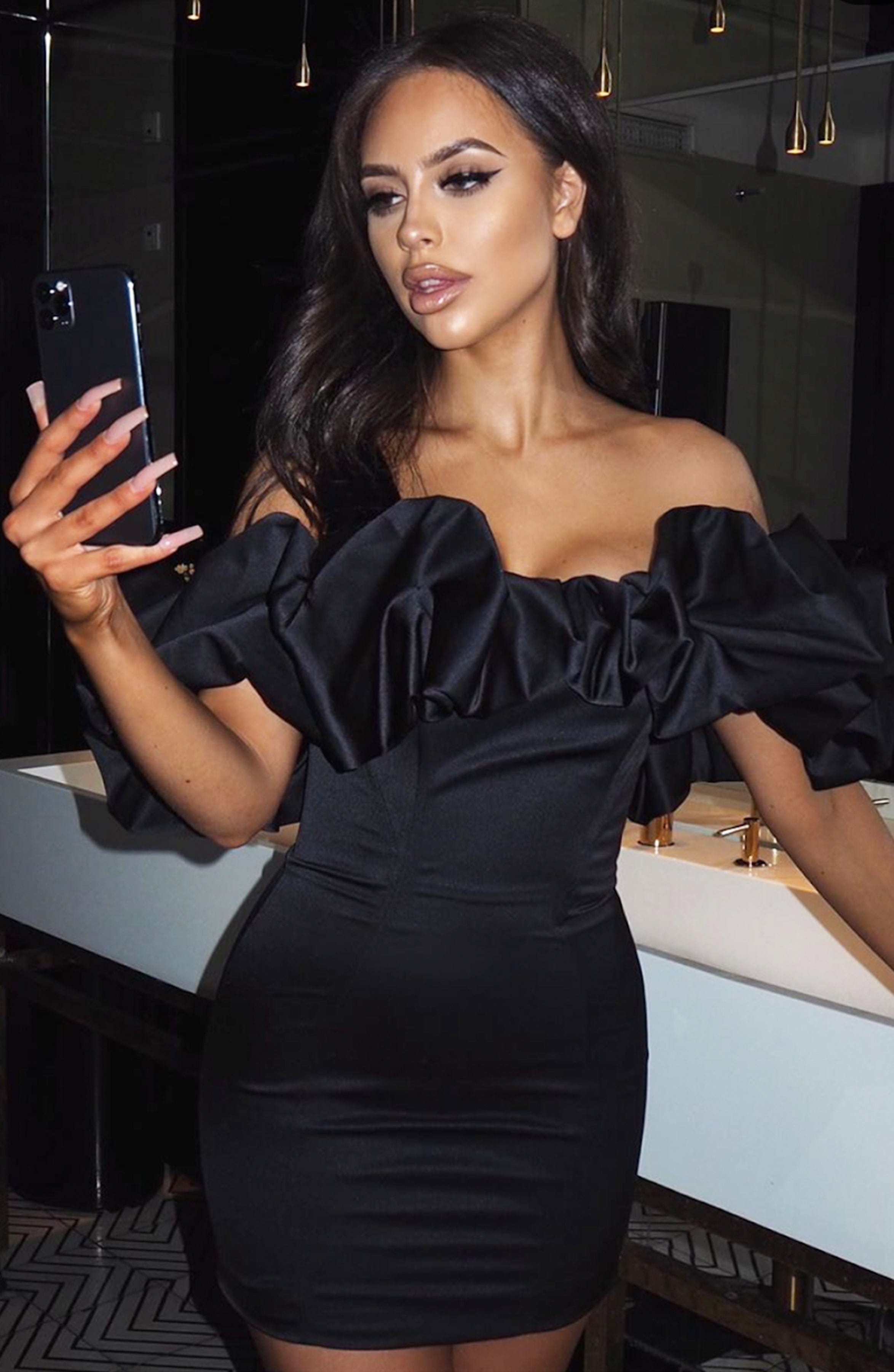 Allie Mini Dress - Black Dress Babyboo Fashion Premium Exclusive Design