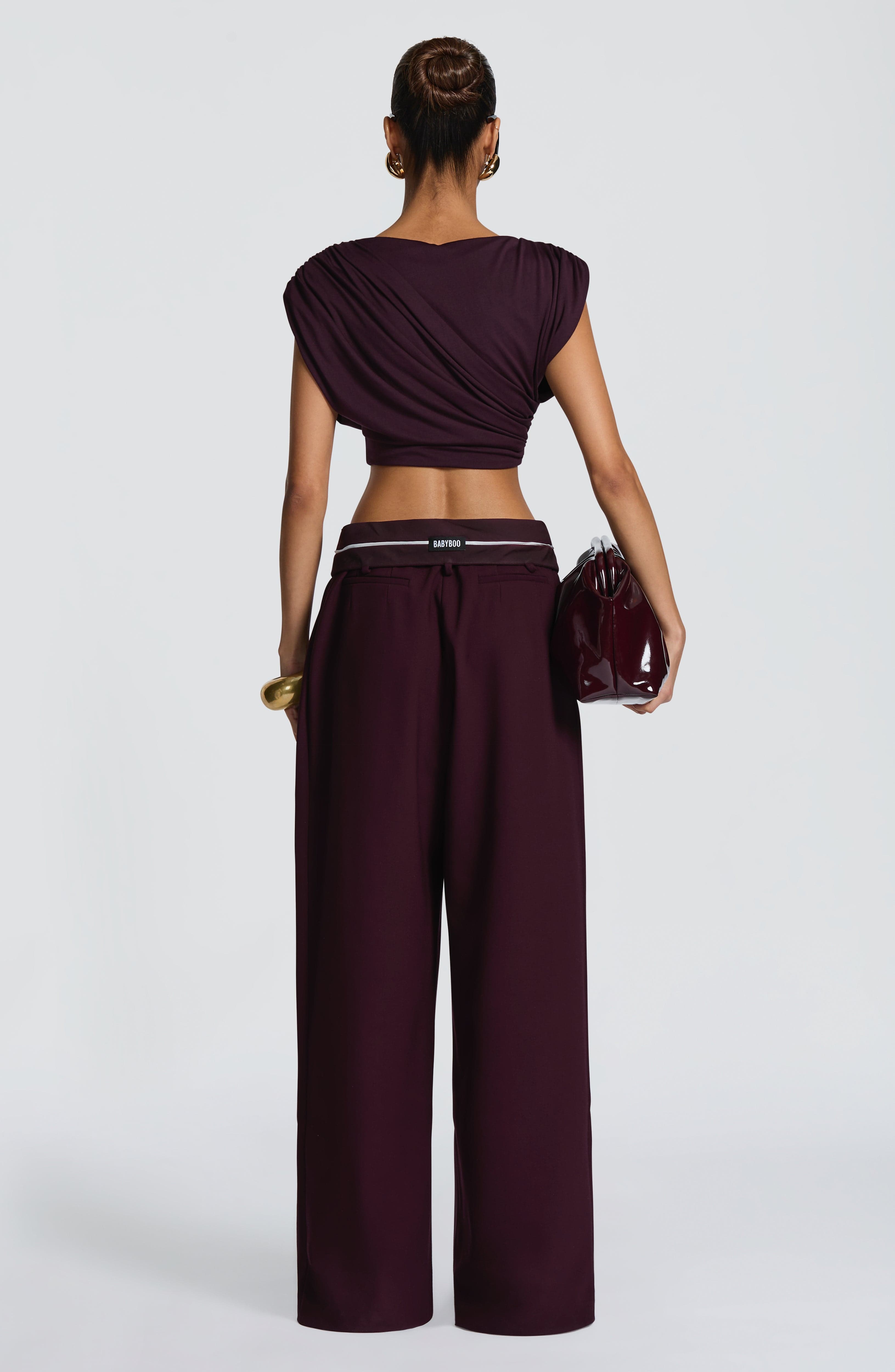 Amara Top - Plum Tops Babyboo Fashion Premium Exclusive Design
