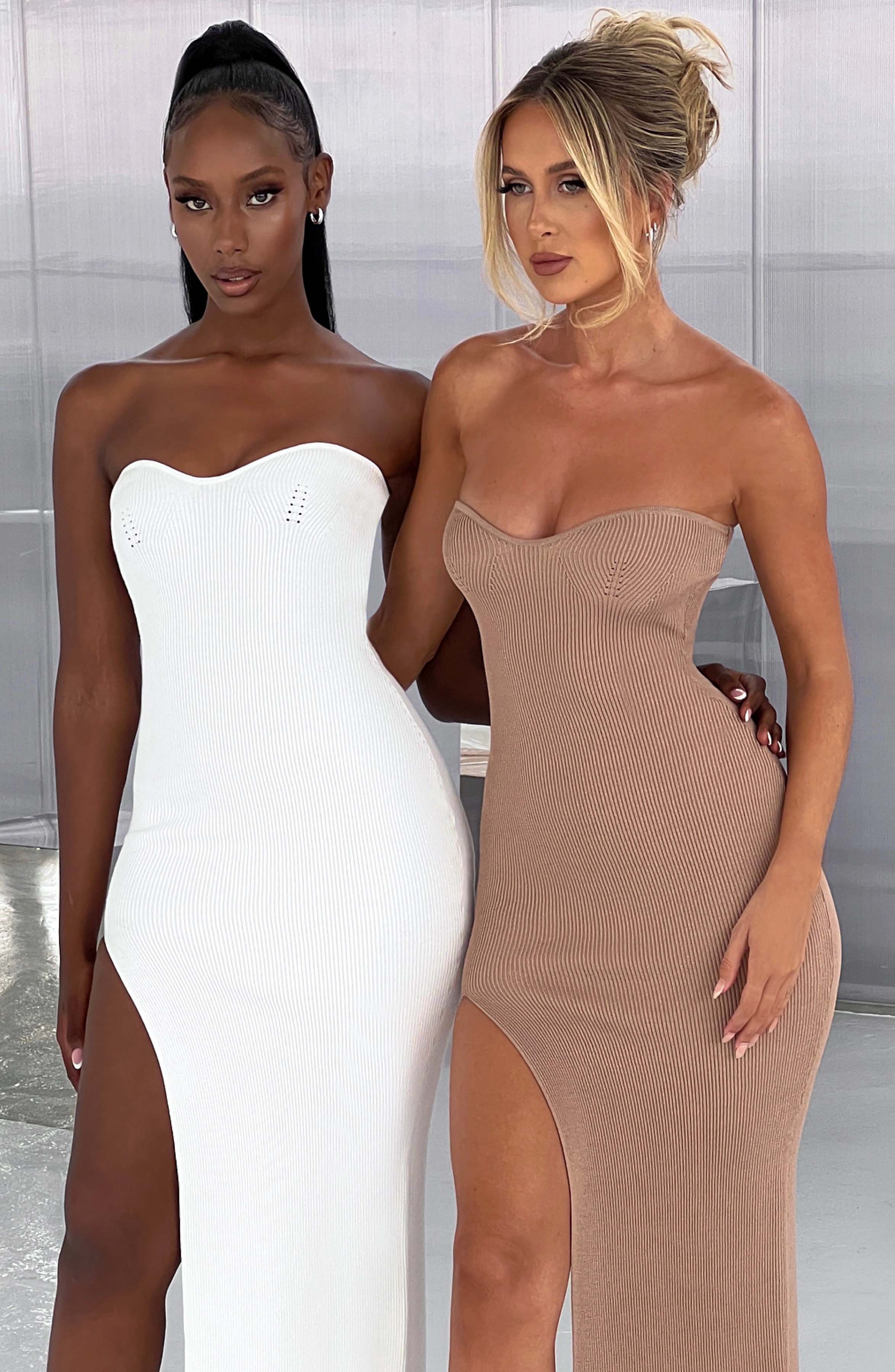 Angela Maxi Dress - Mocha Dress Babyboo Fashion Premium Exclusive Design