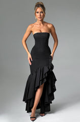 Angelina Maxi Dress - Black Dress Babyboo Fashion Premium Exclusive Design