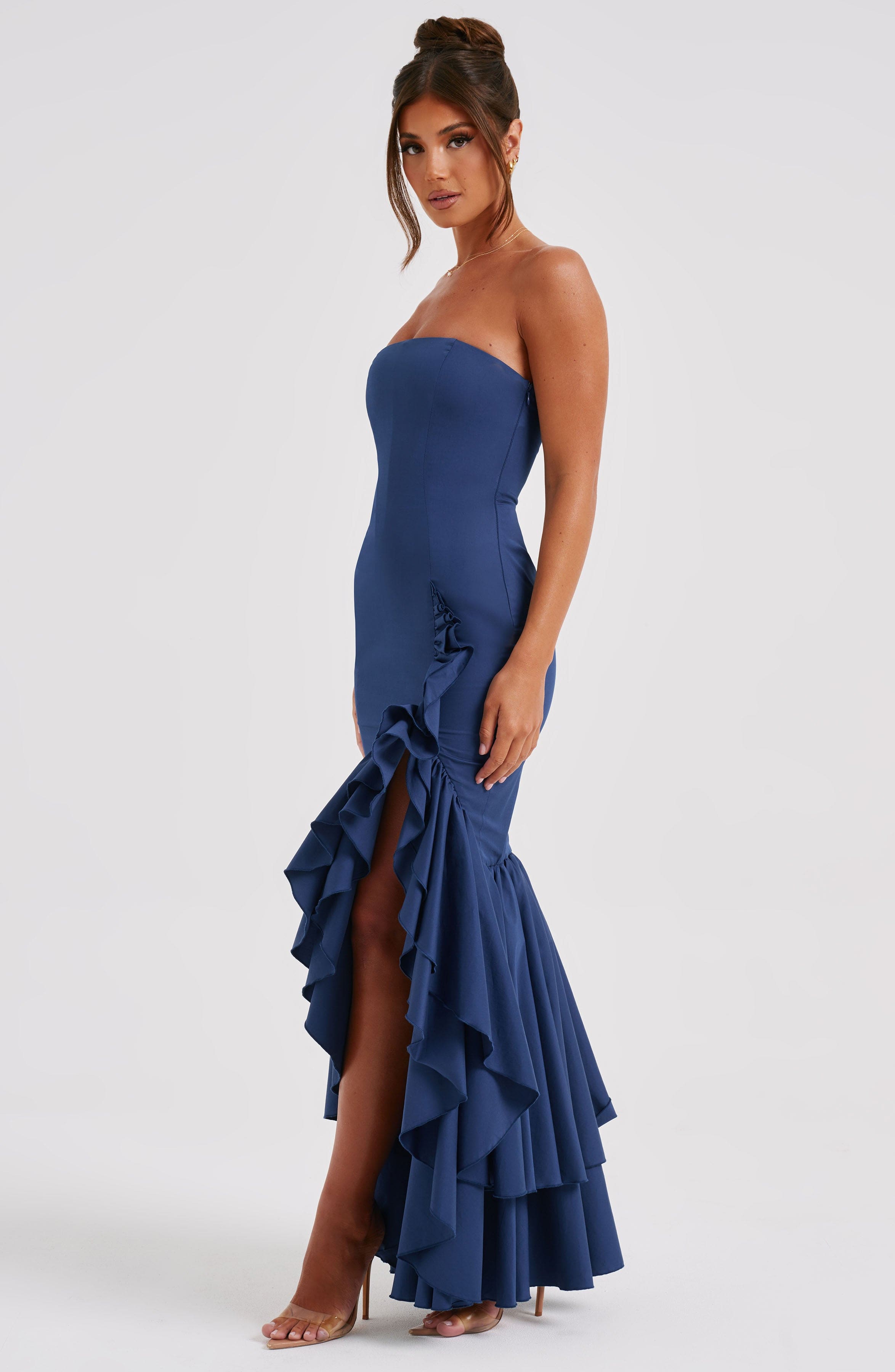 Angelina Maxi Dress - Navy Dress Babyboo Fashion Premium Exclusive Design