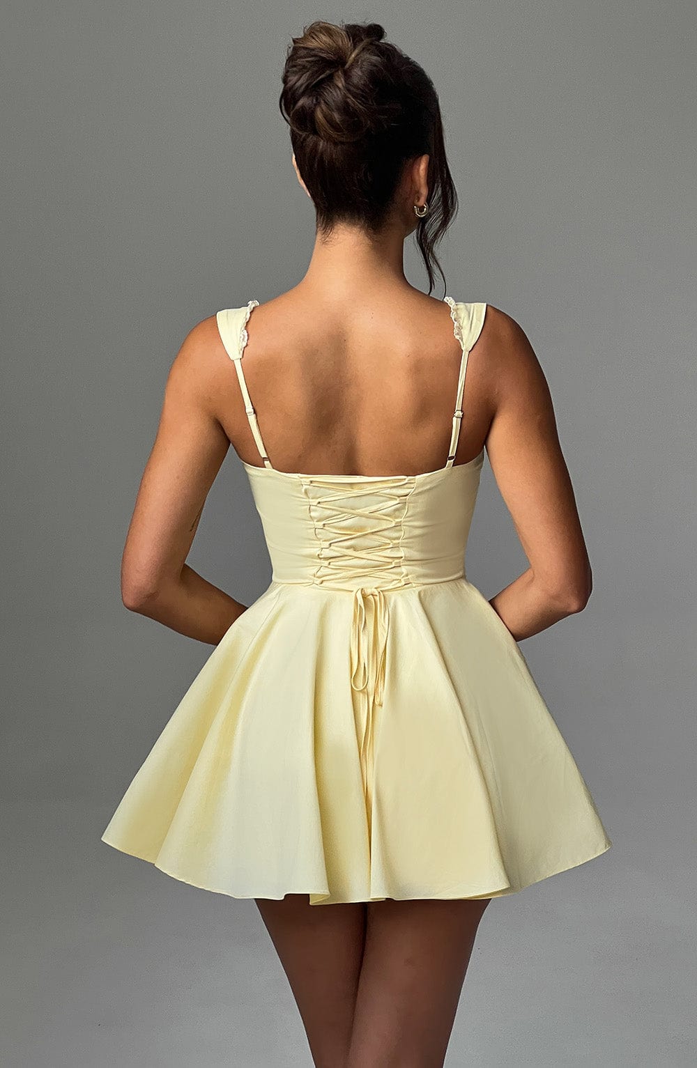 Antonella Mini Dress - Lemon Dress Babyboo Fashion Premium Exclusive Design