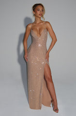 Ashton Maxi Dress - Gold Dress Babyboo Fashion Premium Exclusive Design