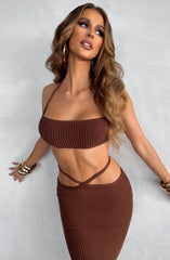 Aubery Top - Chocolate XS Babyboo Fashion Premium Exclusive Design