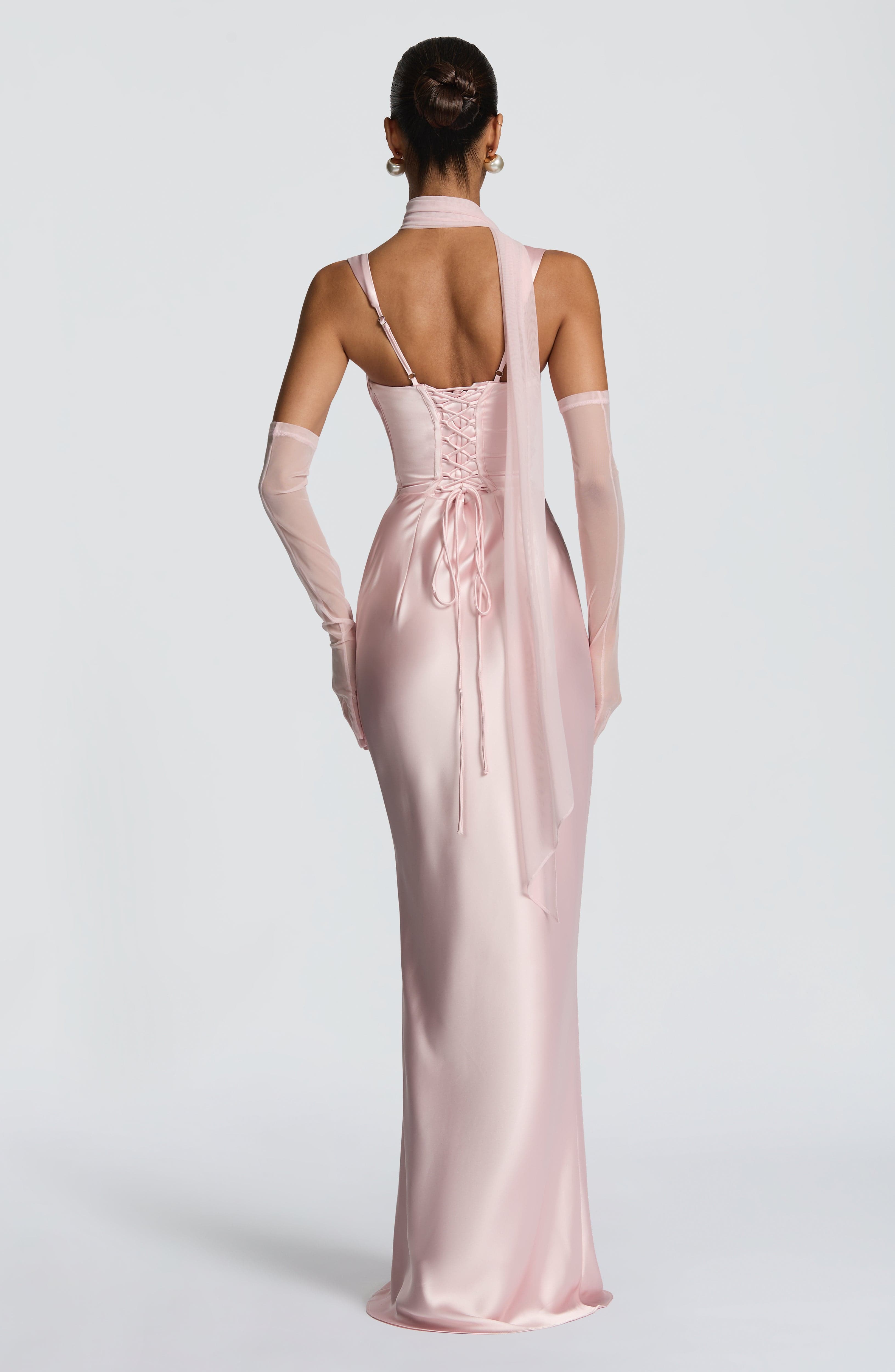 Calanthe Maxi Dress - Blush Dress Babyboo Fashion Premium Exclusive Design