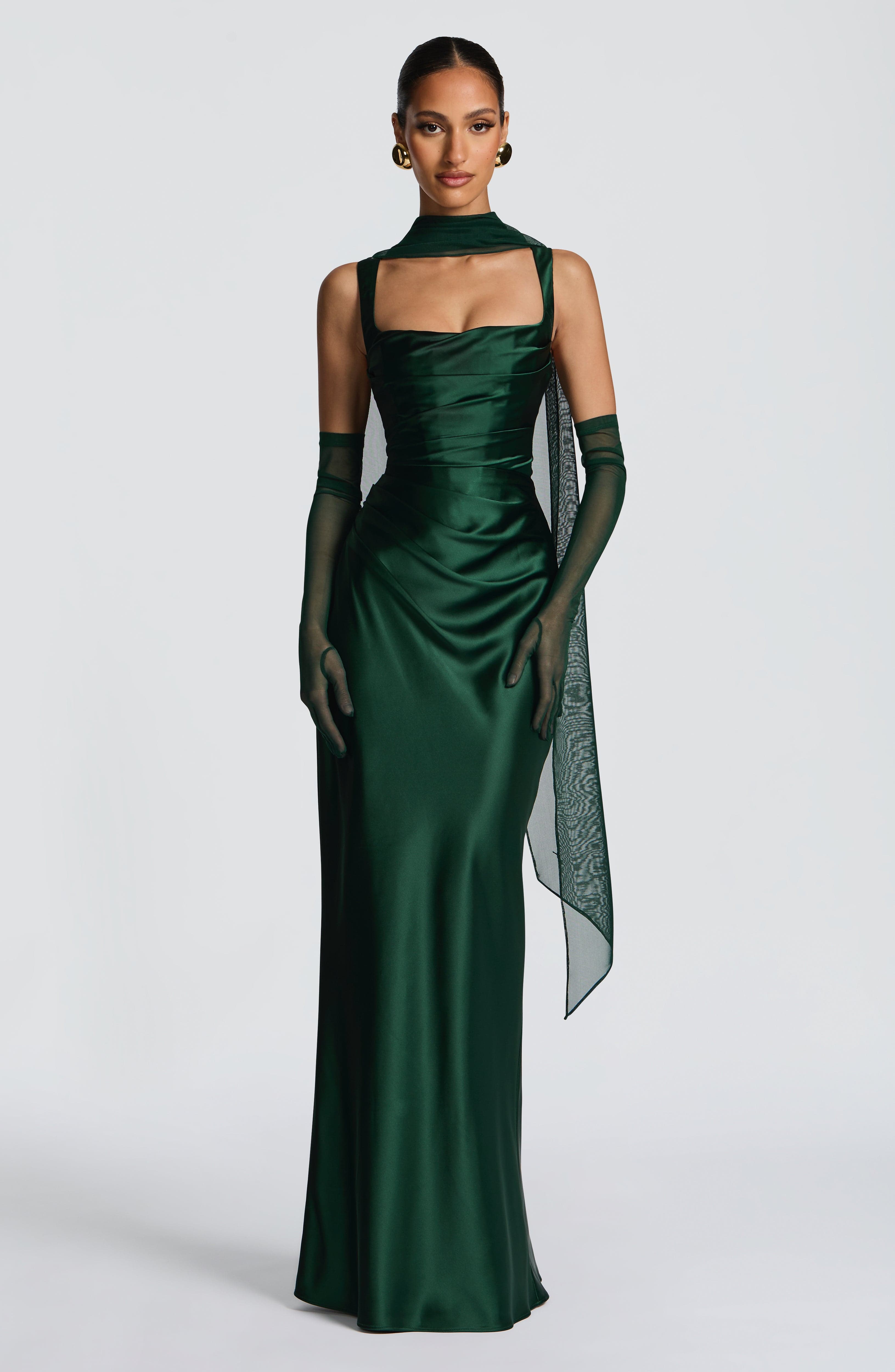 Calanthe Maxi Dress - Emerald Dress Babyboo Fashion Premium Exclusive Design