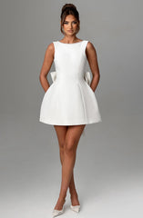 Carrie Mini Dress - Ivory Dress Babyboo Fashion Premium Exclusive Design