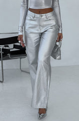 Cassidy Pant - Silver Pants Babyboo Fashion Premium Exclusive Design