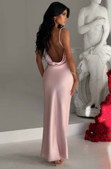Celestina Maxi Dress - Blush Dress Babyboo Fashion Premium Exclusive Design