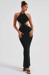 Delia Maxi Dress - Black Dress Babyboo Fashion Premium Exclusive Design