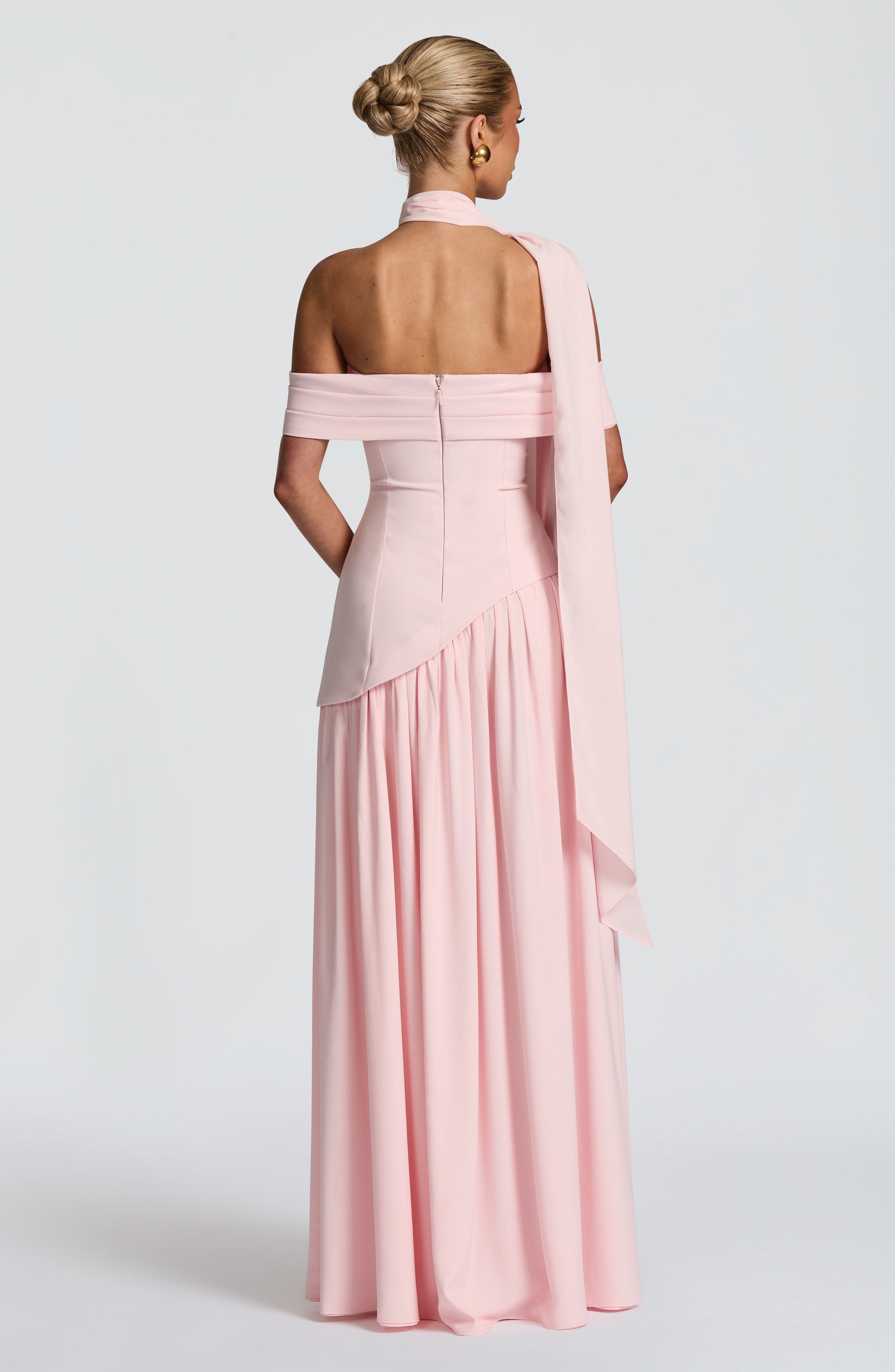 Delilah Maxi Dress - Blush Dress Babyboo Fashion Premium Exclusive Design