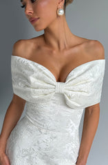 Emberly Maxi Dress - Ivory Dress Babyboo Fashion Premium Exclusive Design